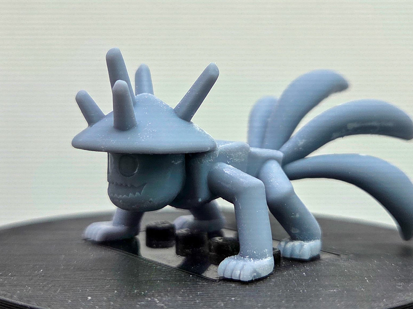Custom 3D printed ninja beast with 5 tails