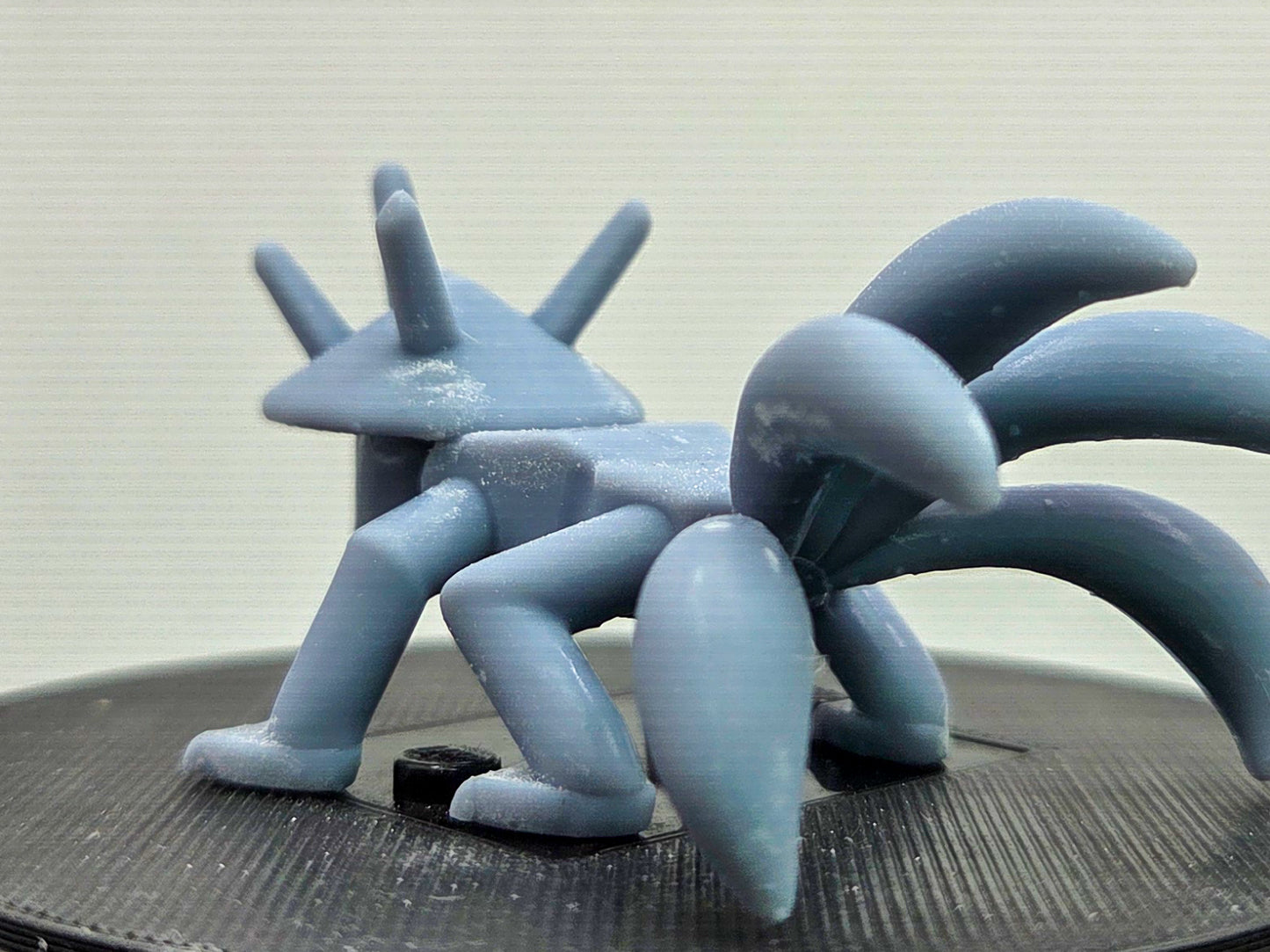 Custom 3D printed ninja beast with 5 tails