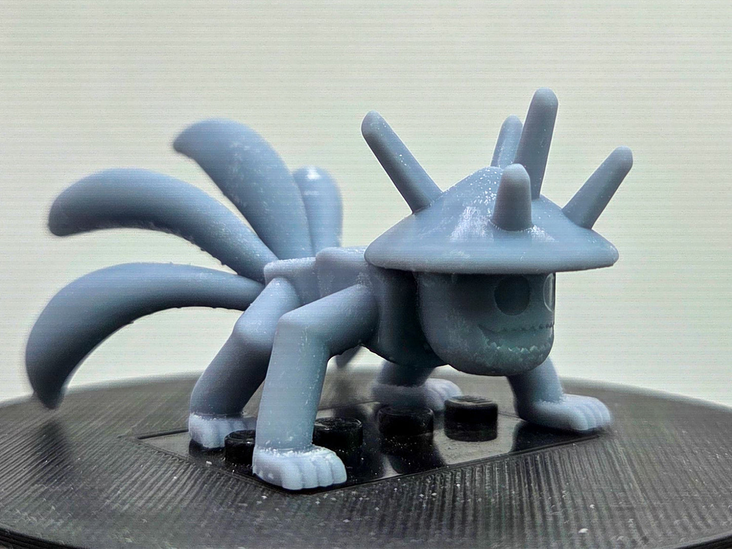 Custom 3D printed ninja beast with 5 tails