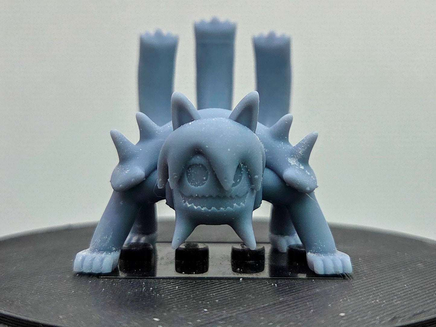 Custom 3D printed ninja beast with 3 tails