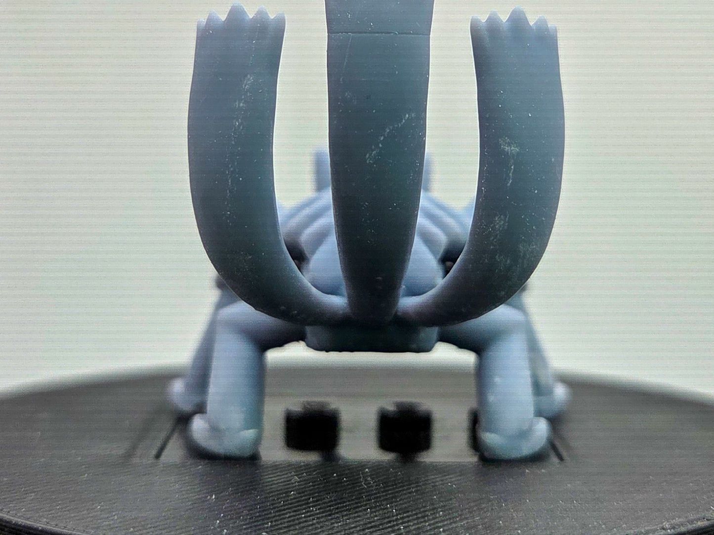 Custom 3D printed ninja beast with 3 tails