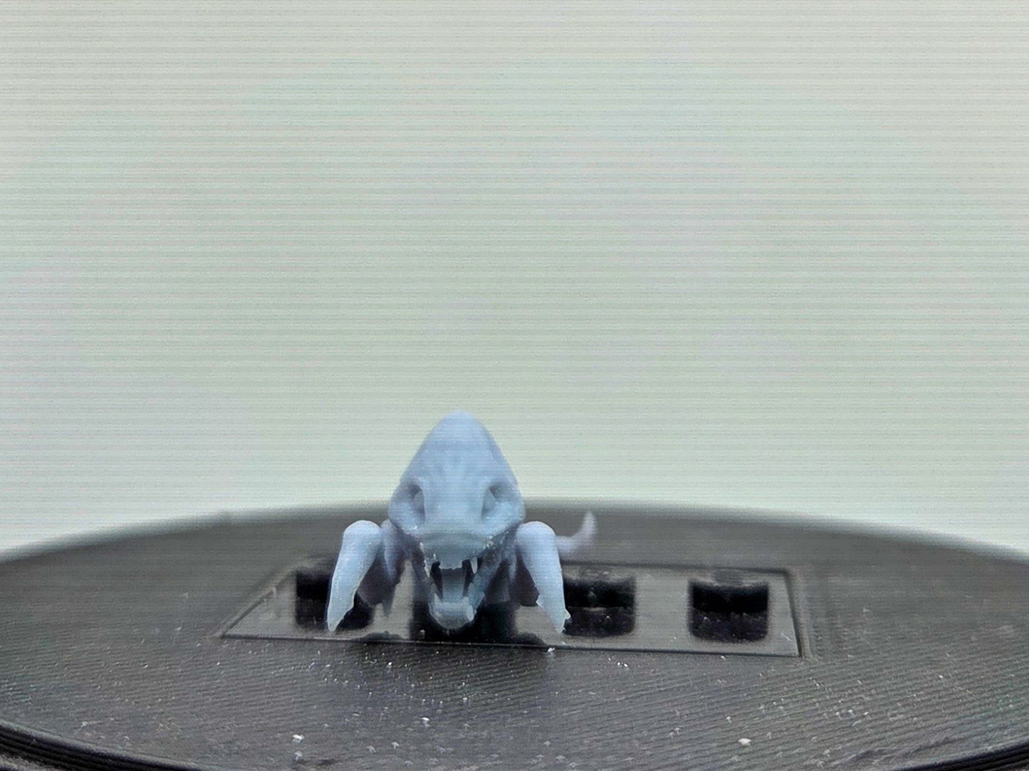 Custom 3D printed galactic marine tiny alien!