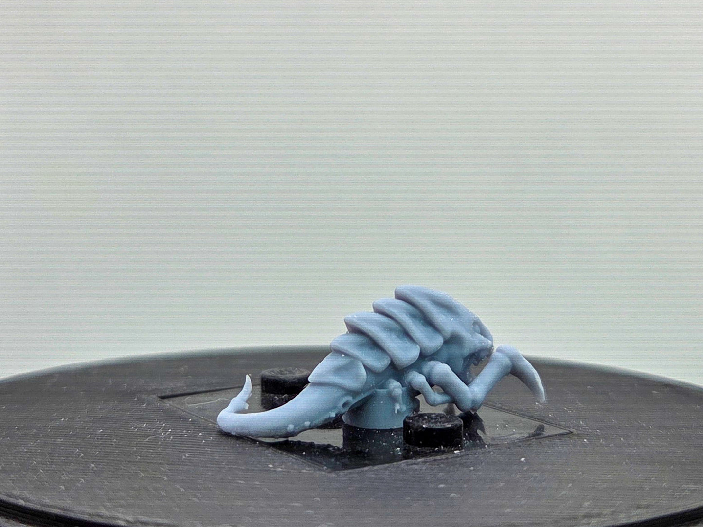 Custom 3D printed galactic marine tiny alien!
