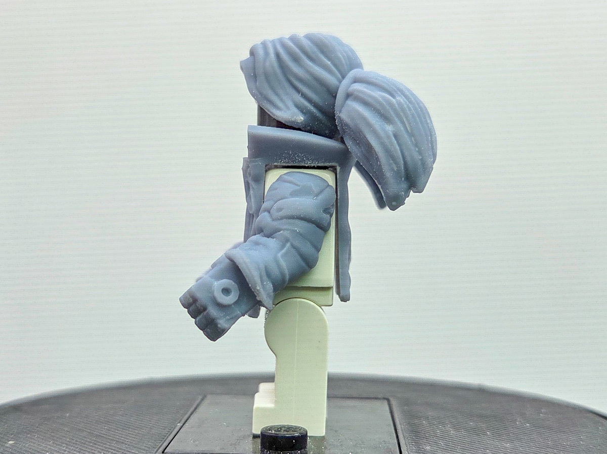 Custom 3D printed cyber girl!