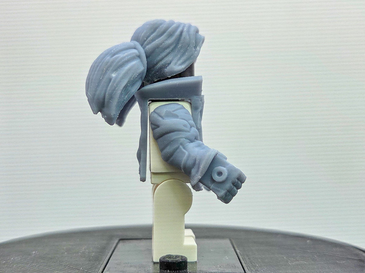 Custom 3D printed cyber girl!