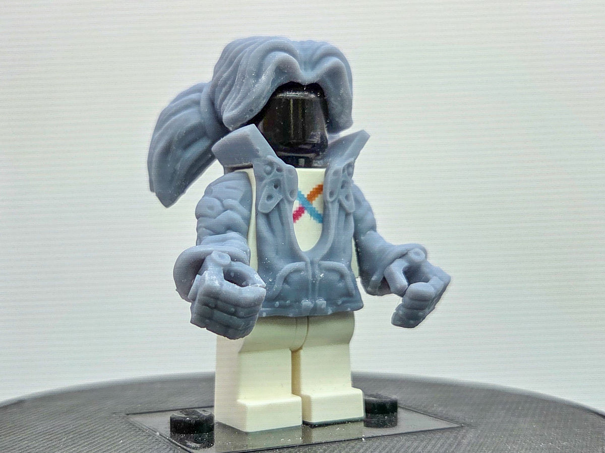 Custom 3D printed cyber girl!