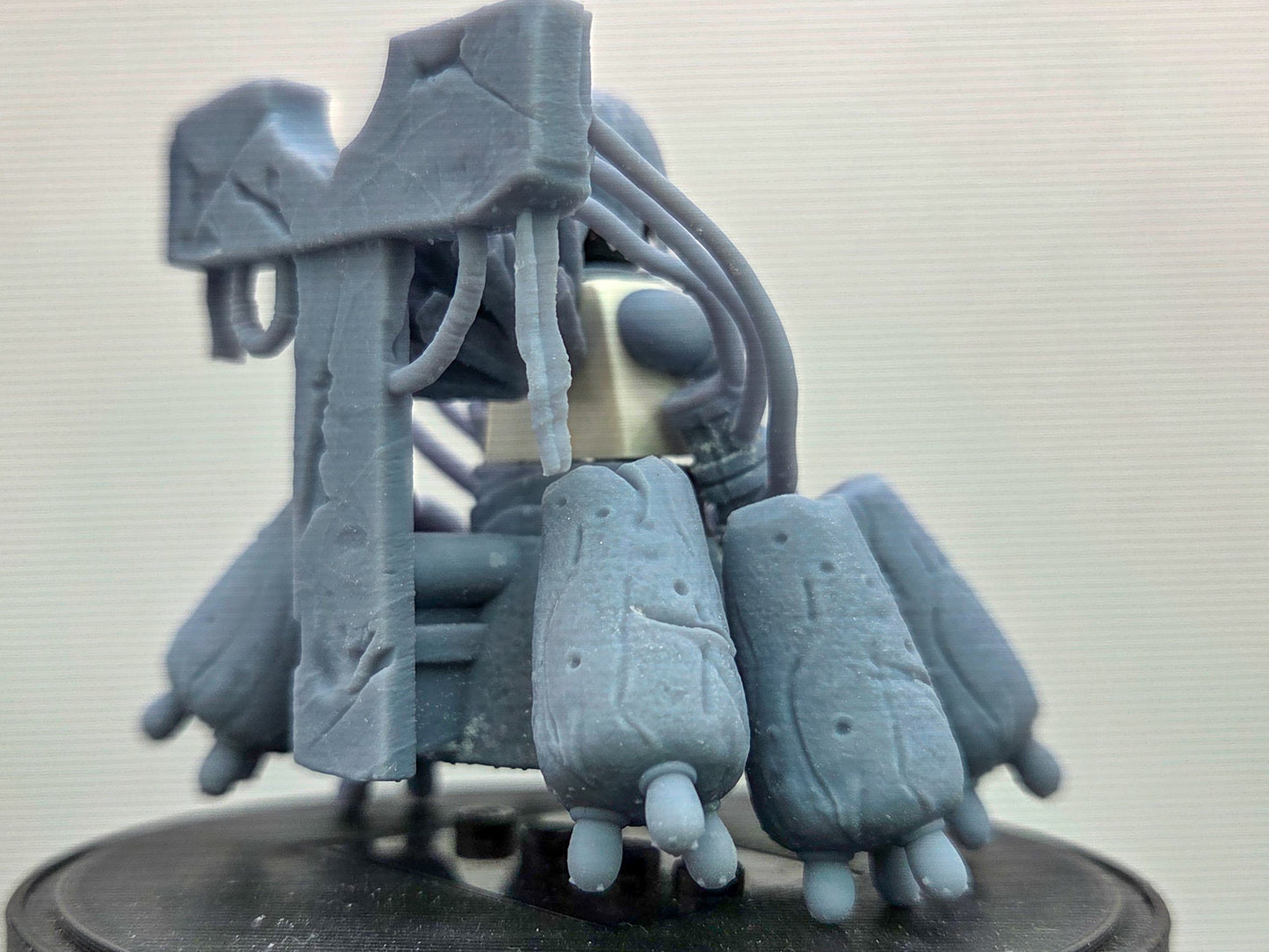Custom 3D printed ninja guy in chair v2!