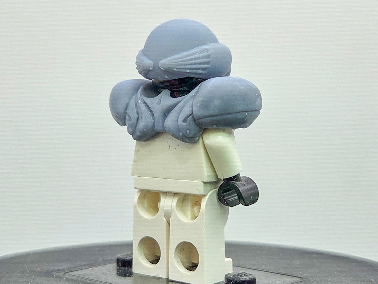Building toy custom 3D printed evil alien power armor set