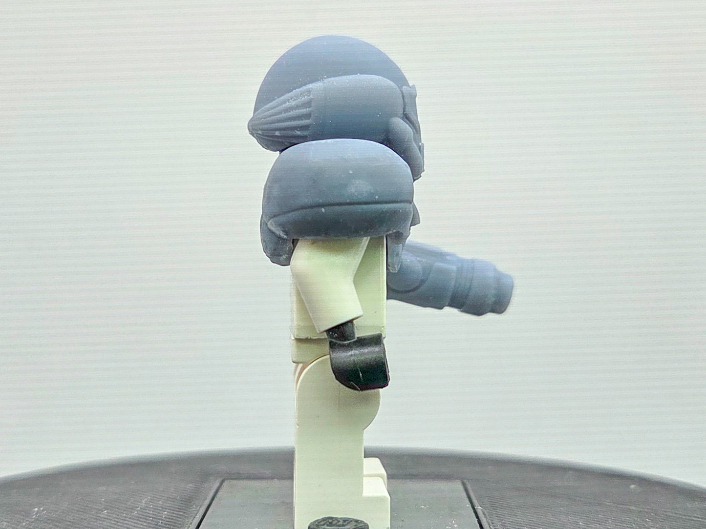 Building toy custom 3D printed evil alien power armor set