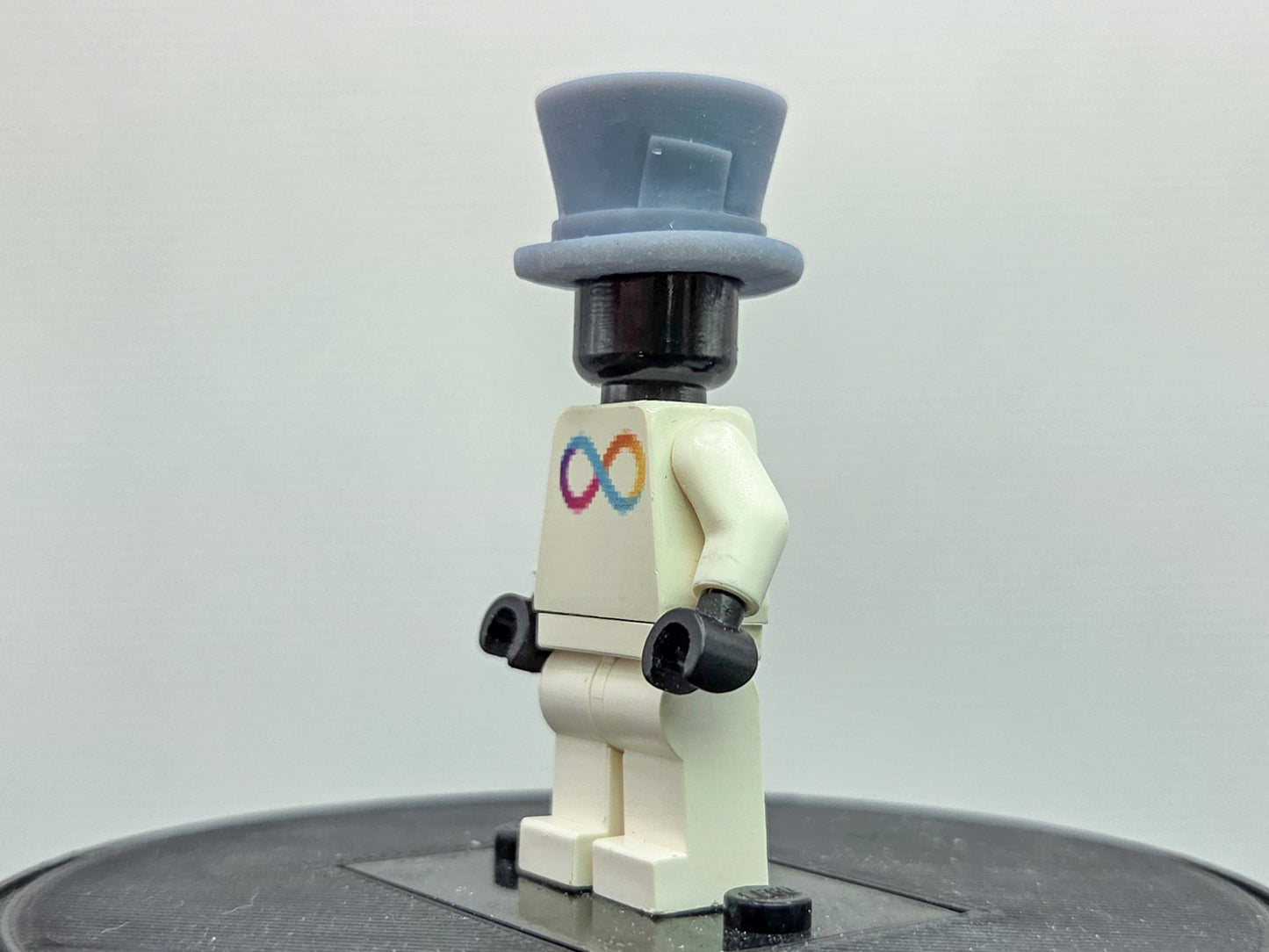 Custom 3D printed mad guy villain hat!