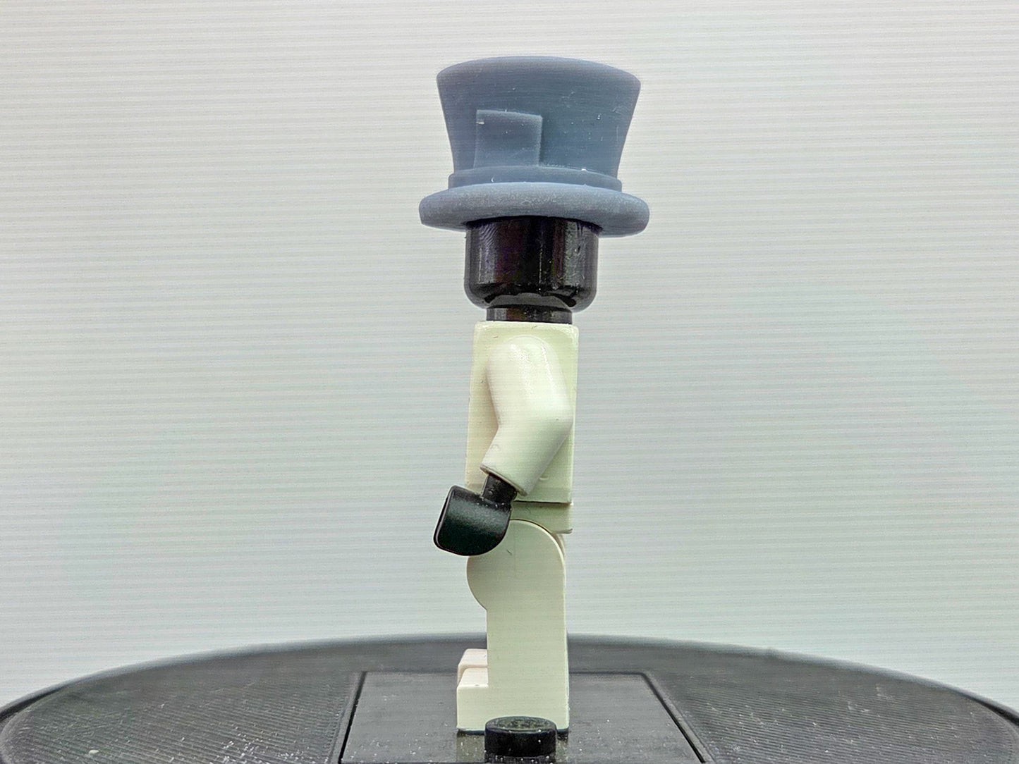 Custom 3D printed mad guy villain hat!