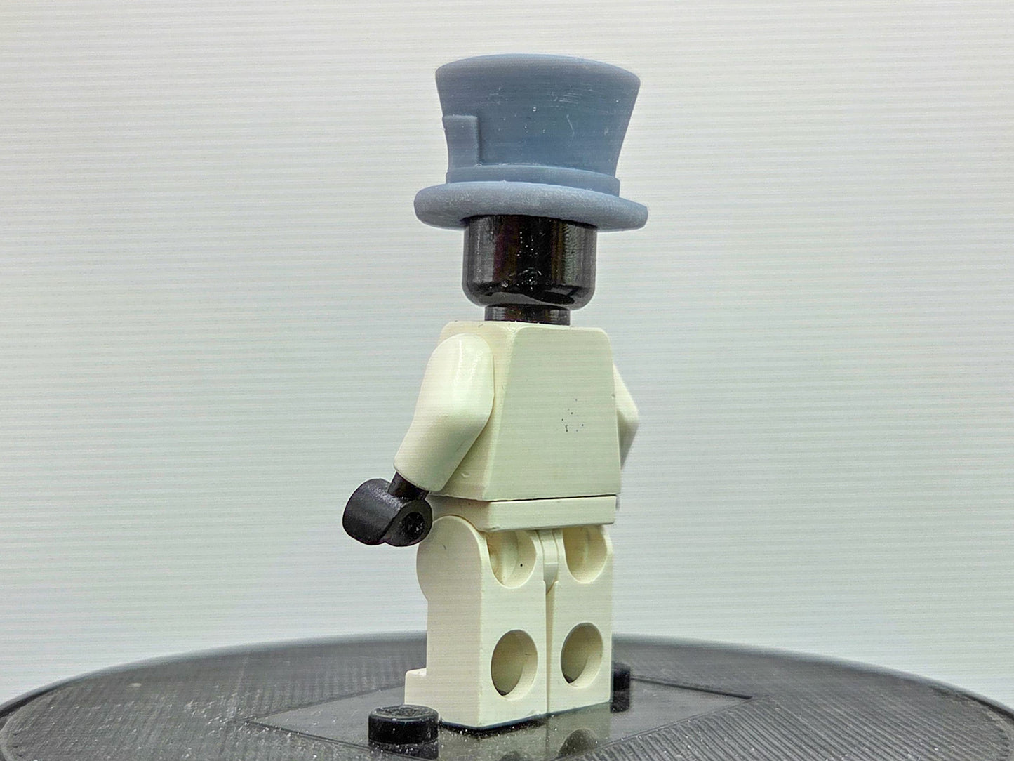 Custom 3D printed mad guy villain hat!