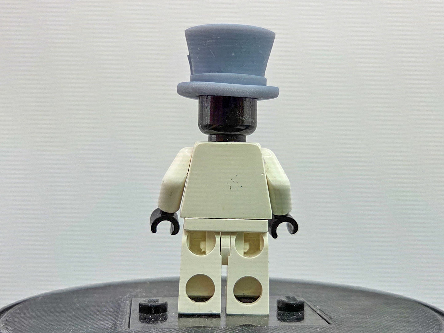 Custom 3D printed mad guy villain hat!