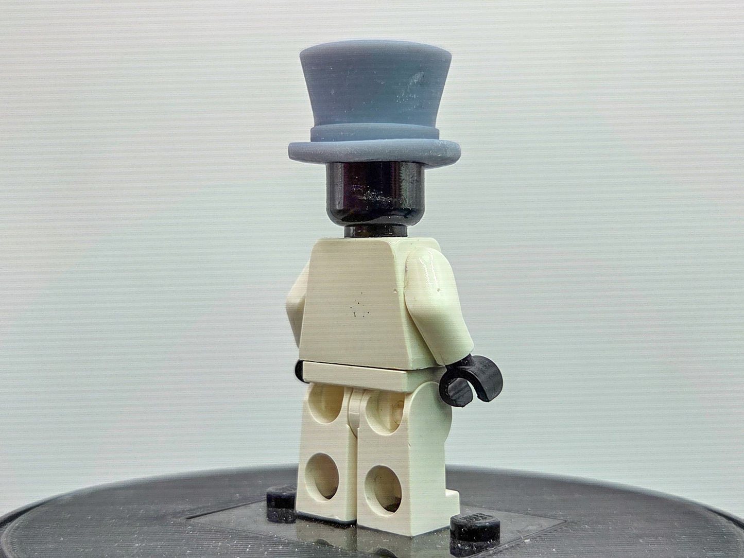 Custom 3D printed mad guy villain hat!