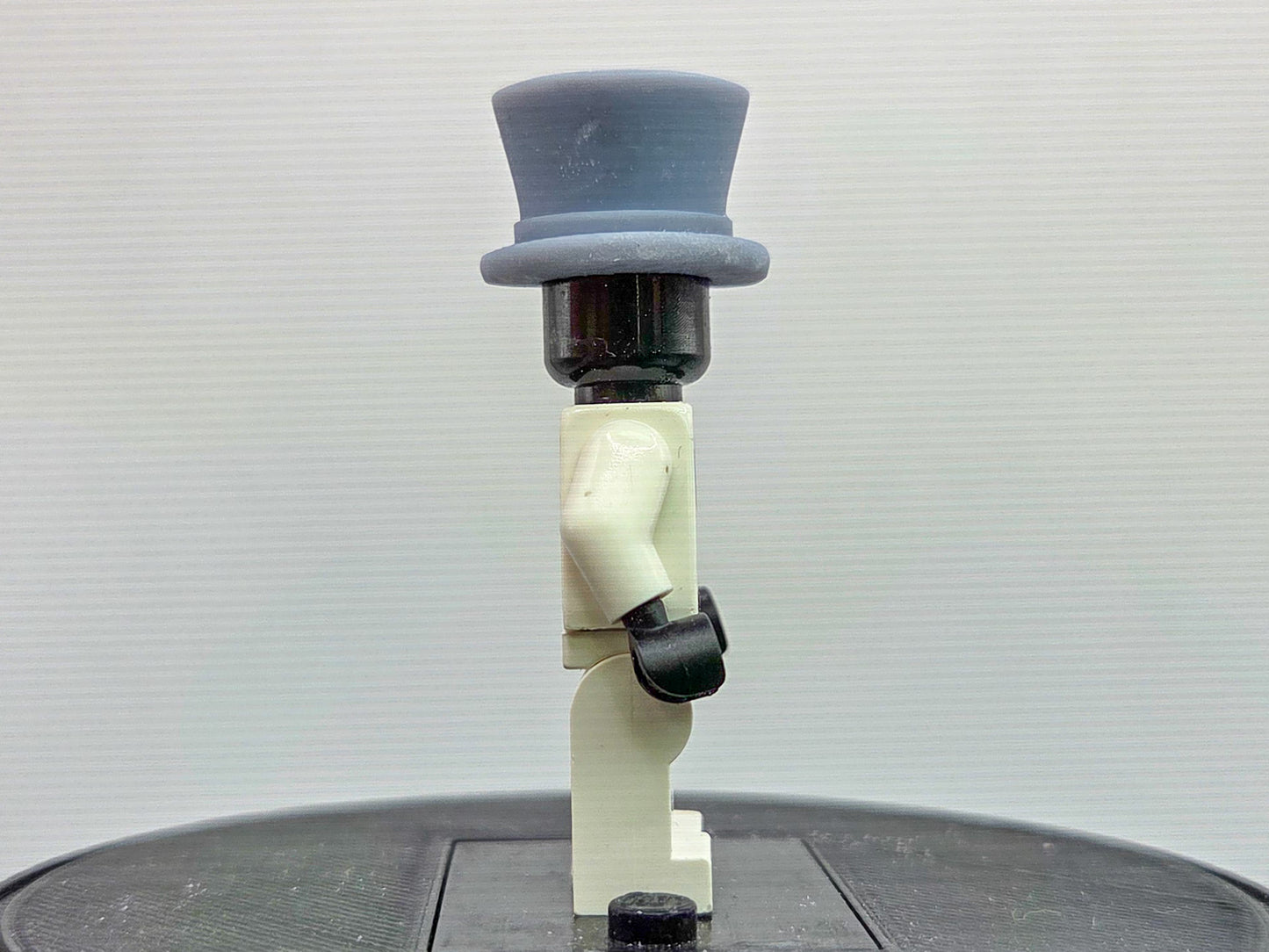 Custom 3D printed mad guy villain hat!