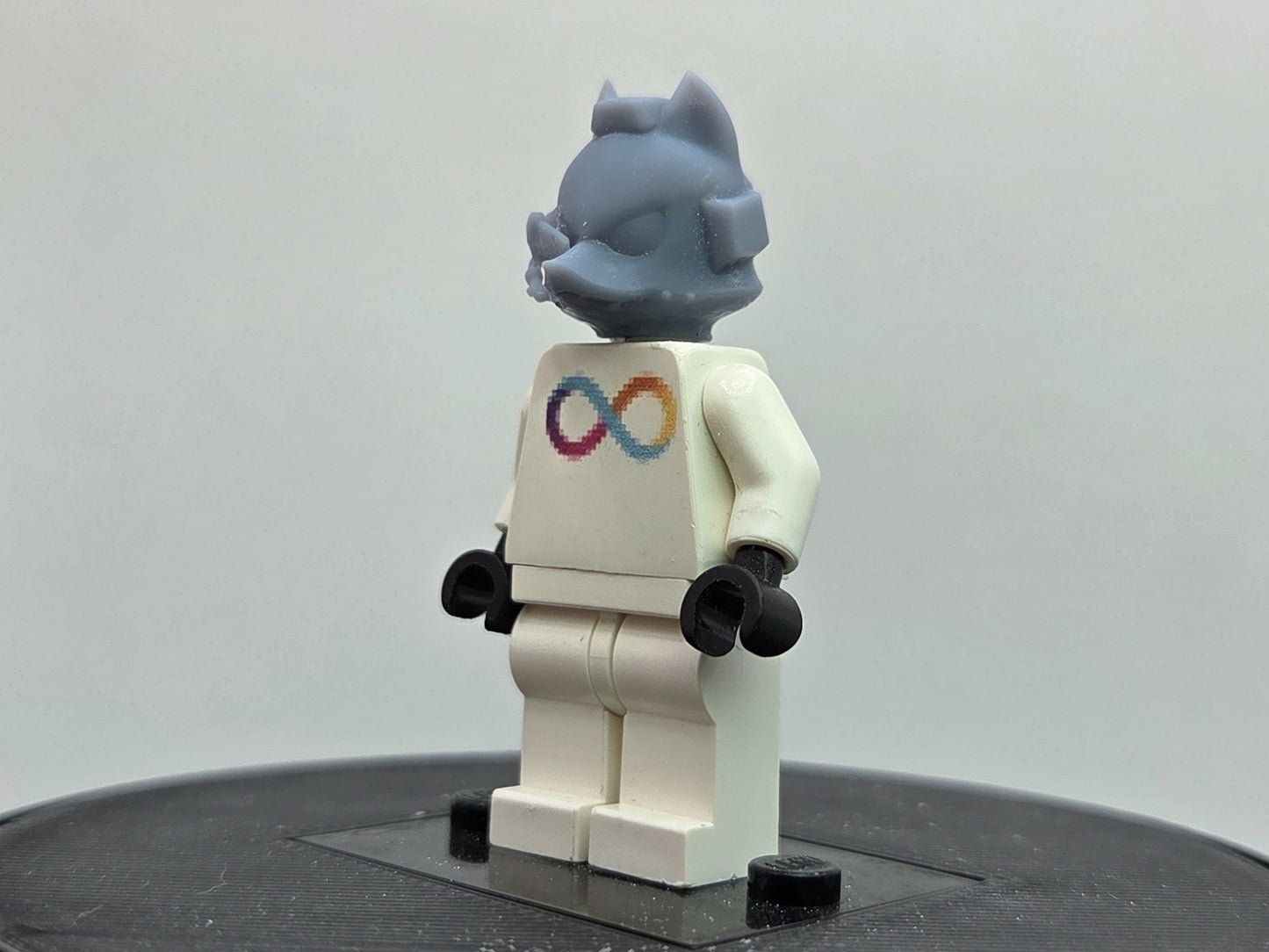 Custom 3D printed bird head starship fighter fox with glass!