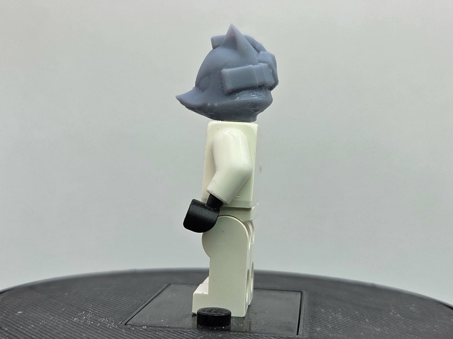 Custom 3D printed bird head starship fighter fox with glass!