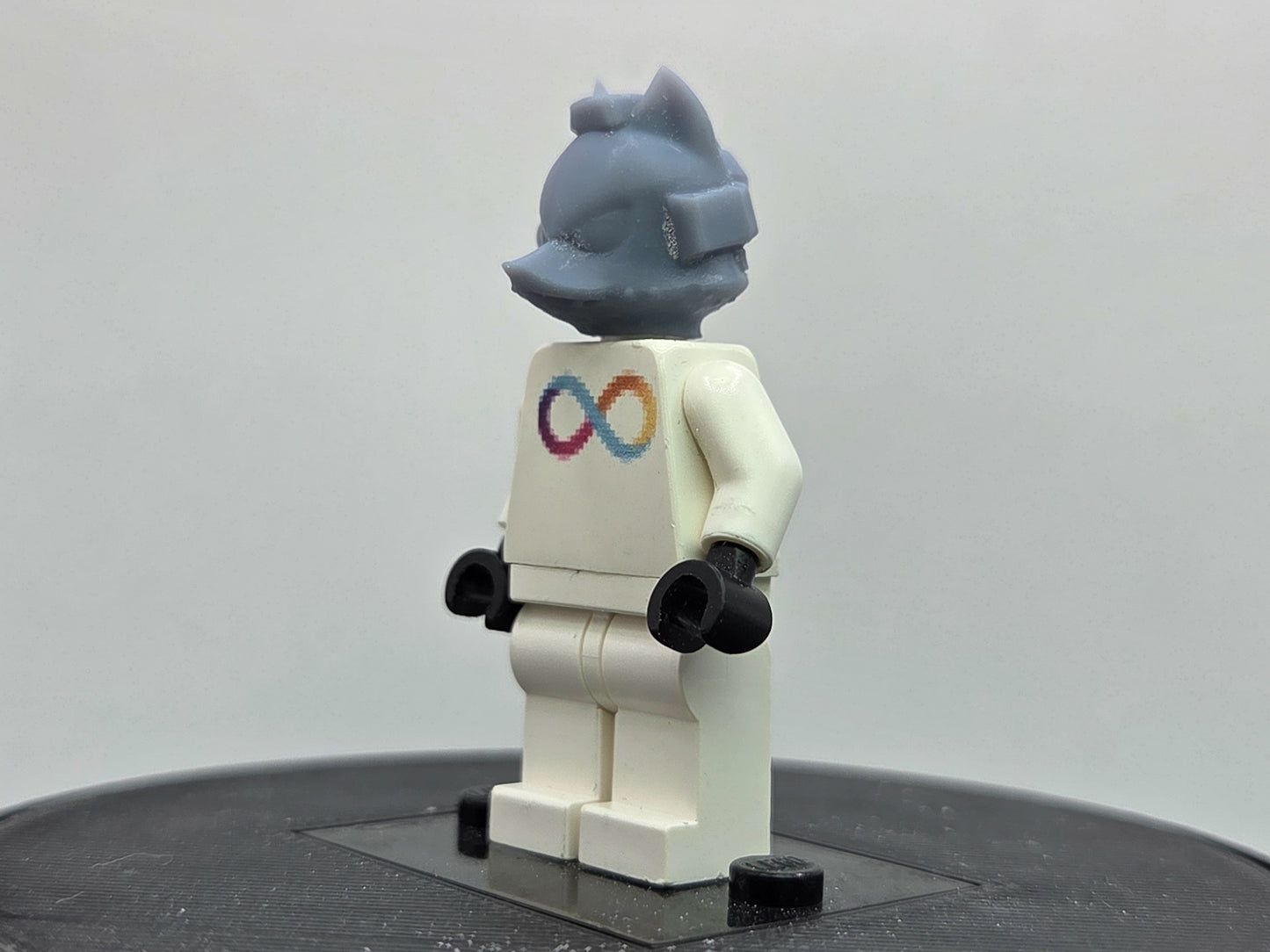Custom 3D printed bird head starship fighter fox!