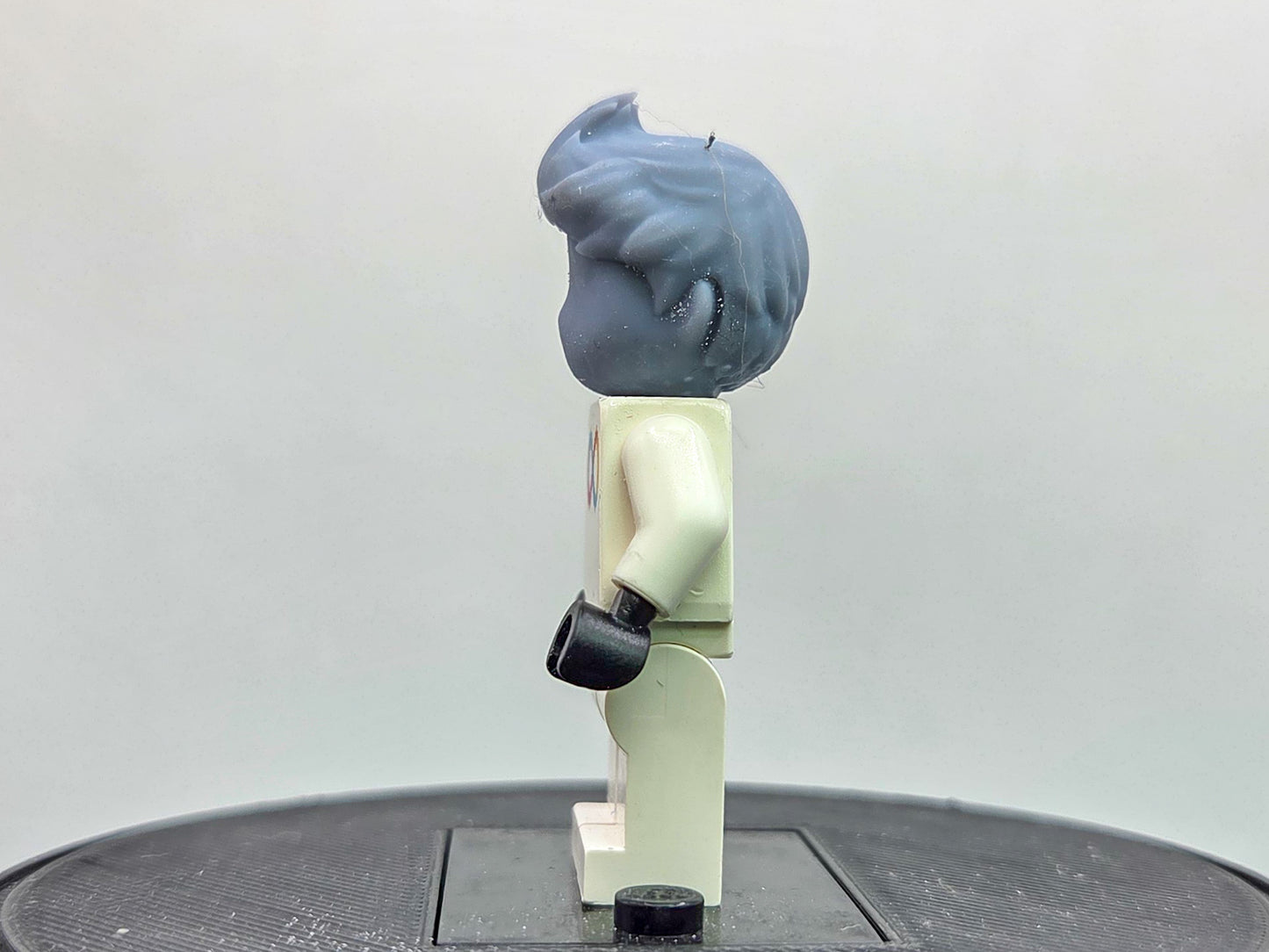 Custom 3D printed kid with mohawk hair