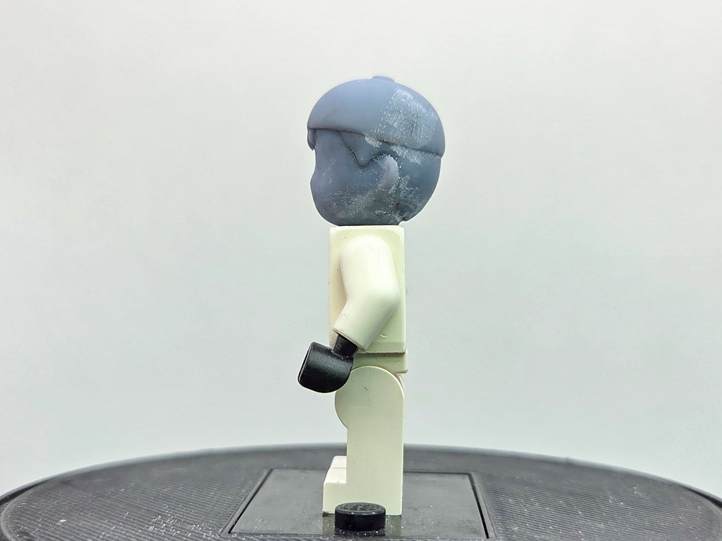 Custom 3D printed kid with baseball cap!