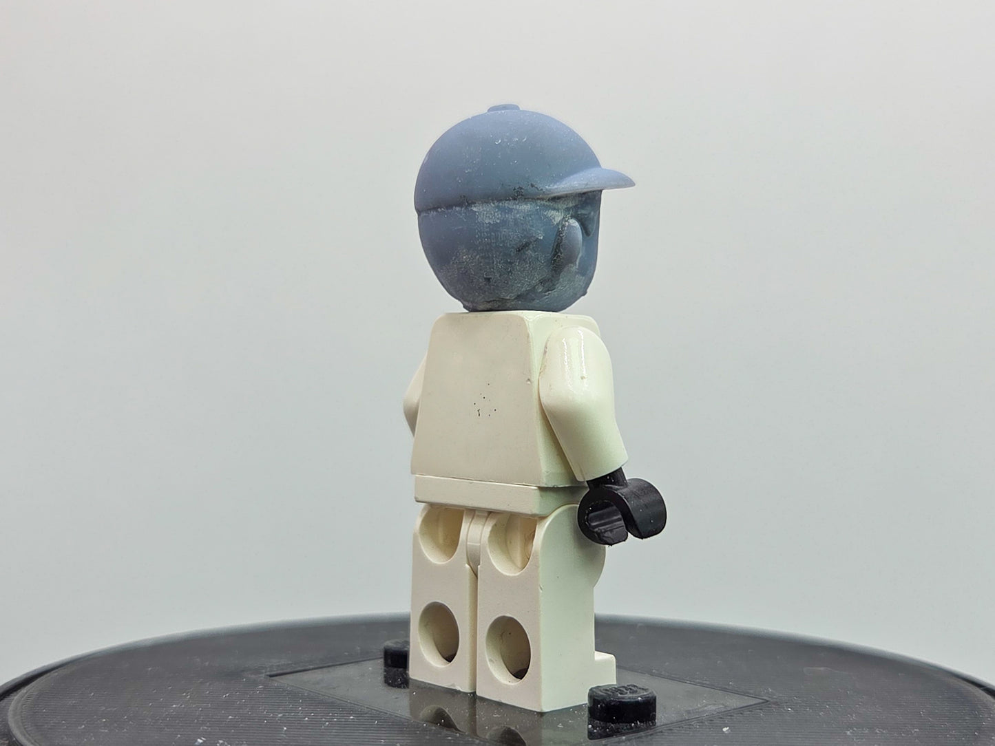 Custom 3D printed kid with baseball cap!