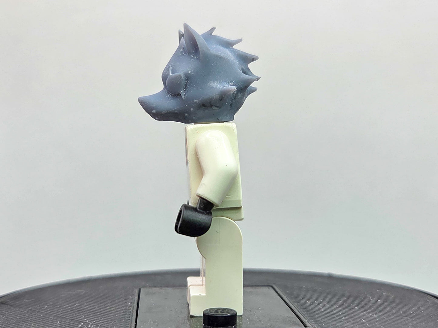 Custom 3D printed bird head starship fighter wolf!