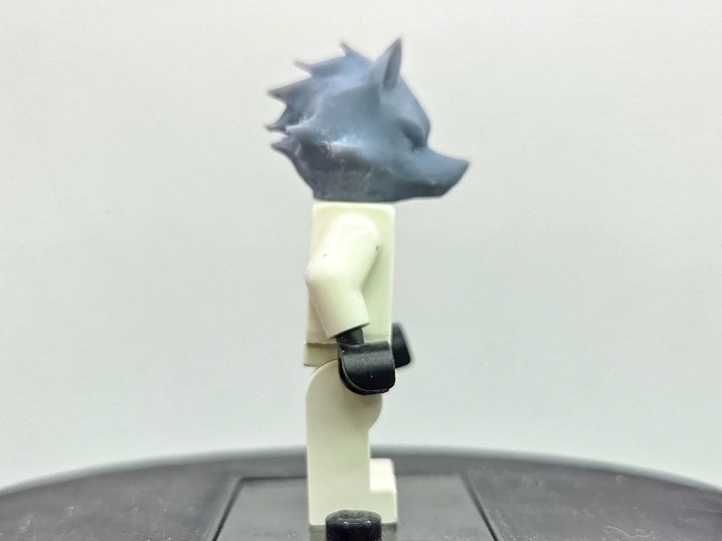 Custom 3D printed bird head starship fighter wolf!