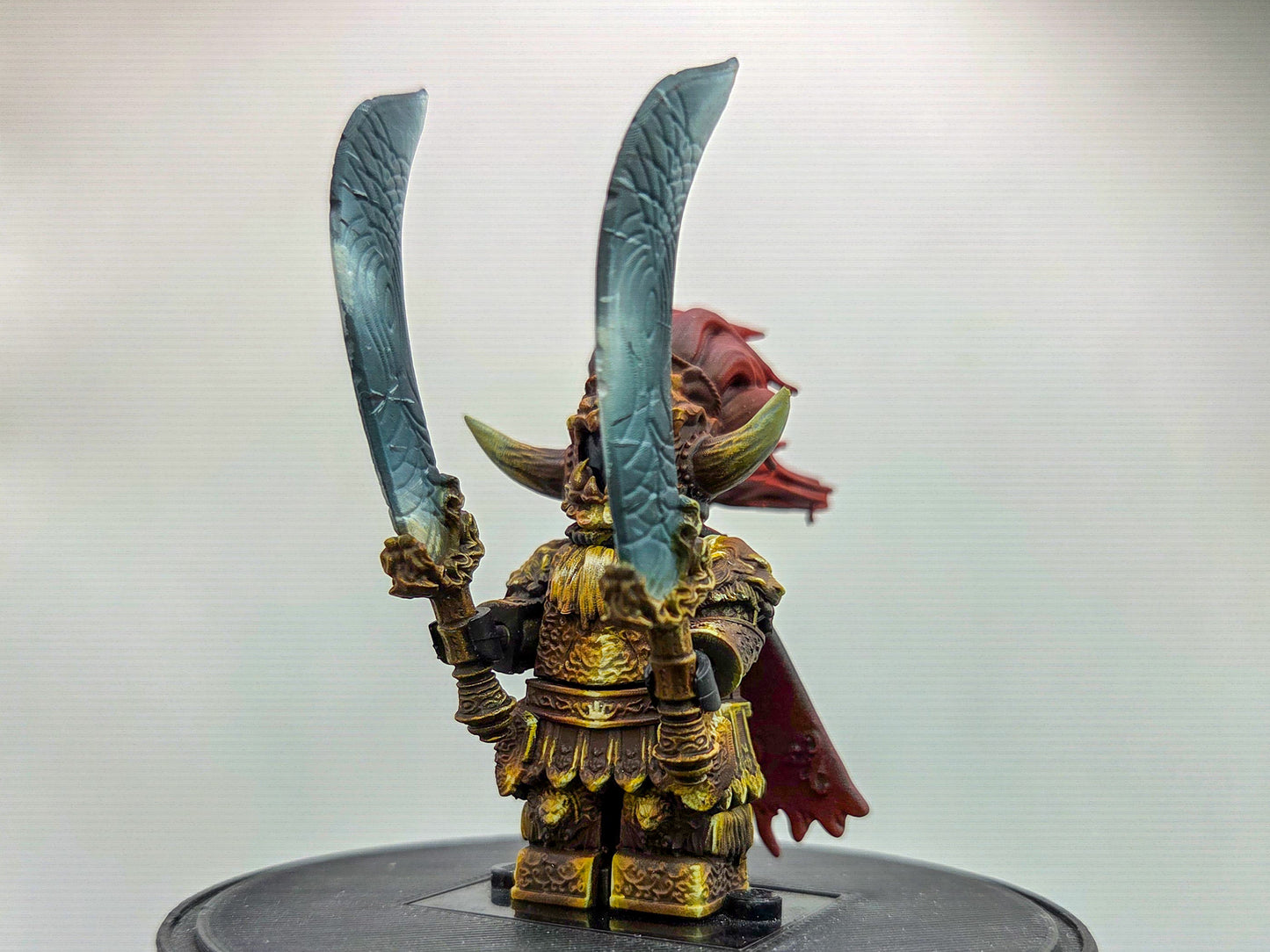 Custom 3D printed and painted the one who lost to the dancer!