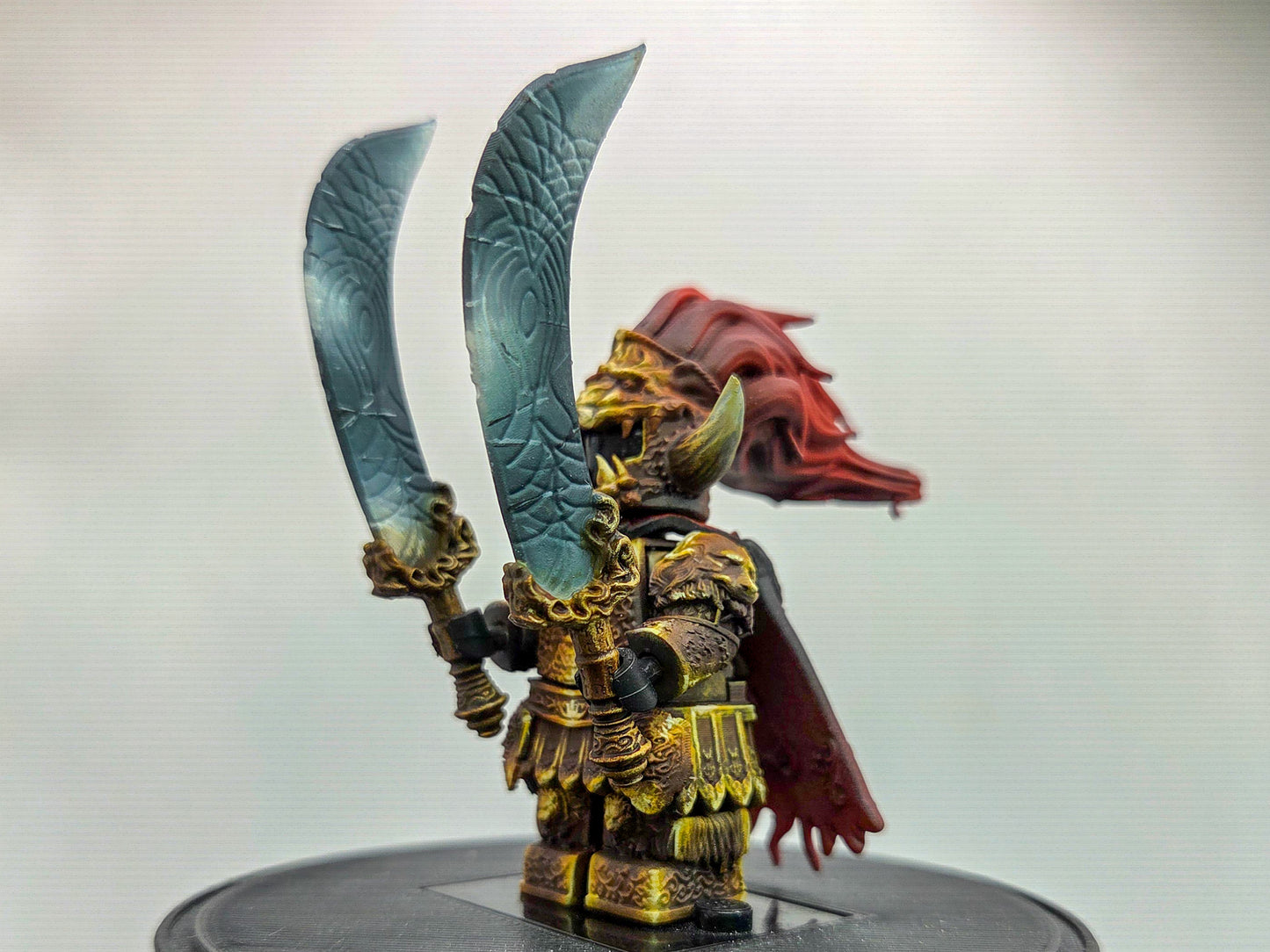 Custom 3D printed and painted the one who lost to the dancer!