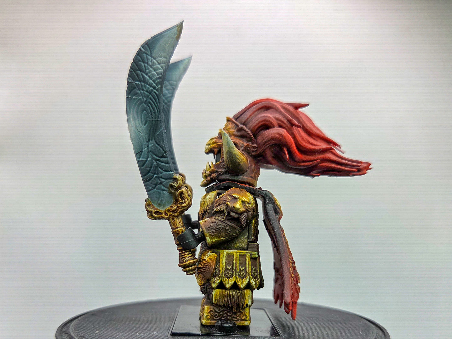 Custom 3D printed and painted the one who lost to the dancer!