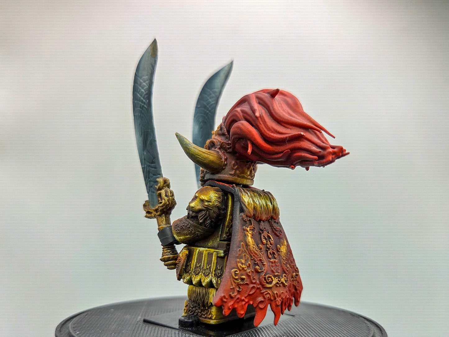 Custom 3D printed and painted the one who lost to the dancer!