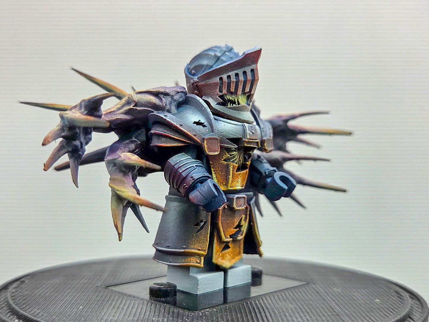 Custom 3D printed and painted infected knight!