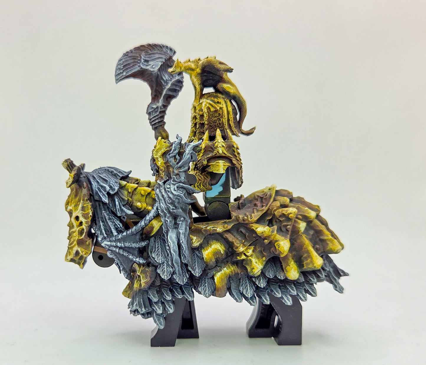 Custom 3D printed and painted tree lord defending a castle!