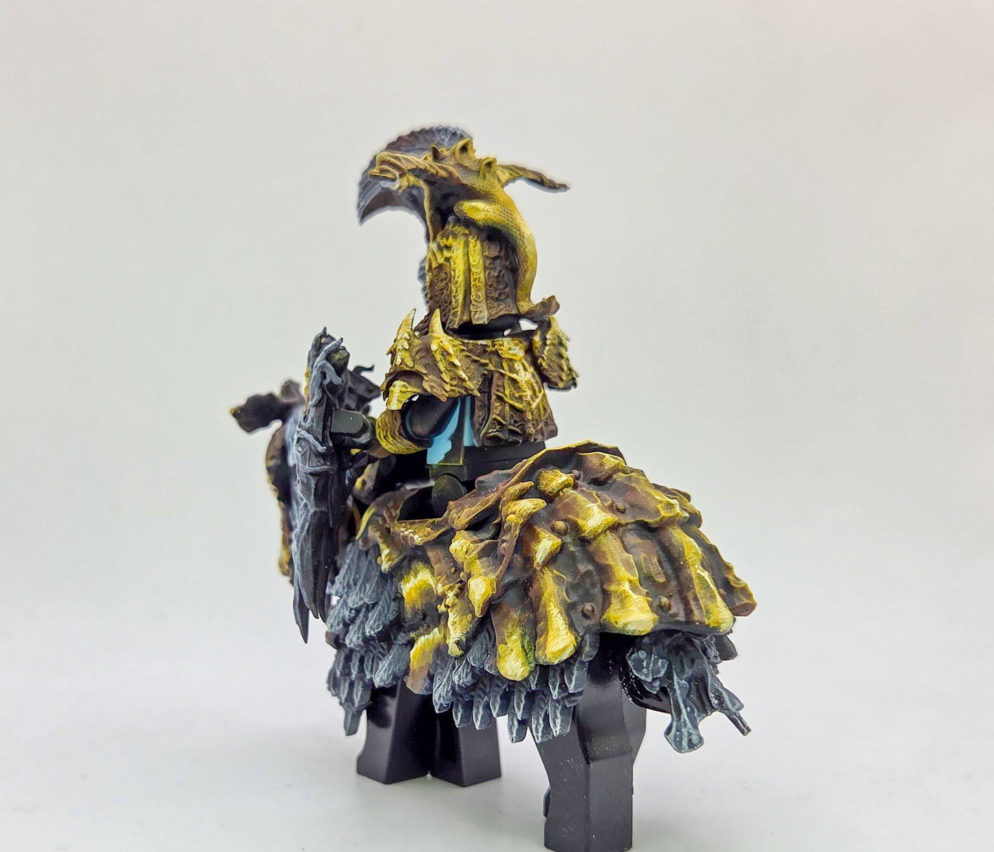 Custom 3D printed and painted tree lord defending a castle!
