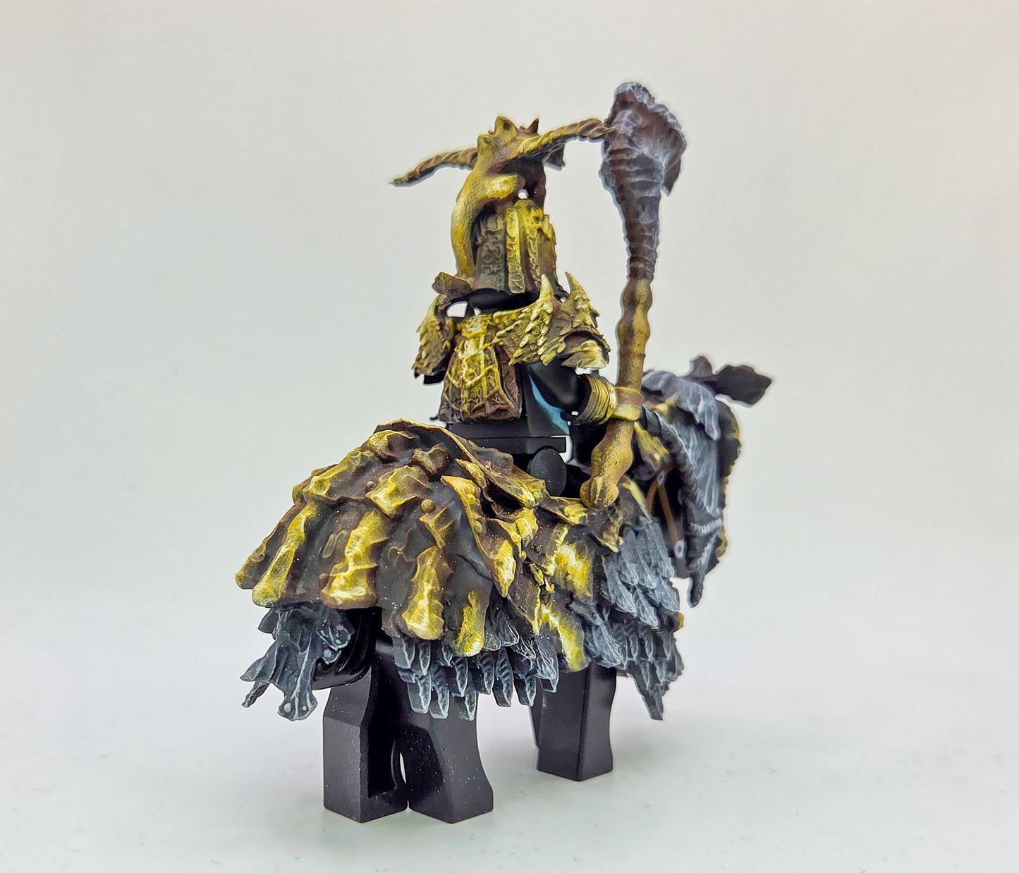 Custom 3D printed and painted tree lord defending a castle!