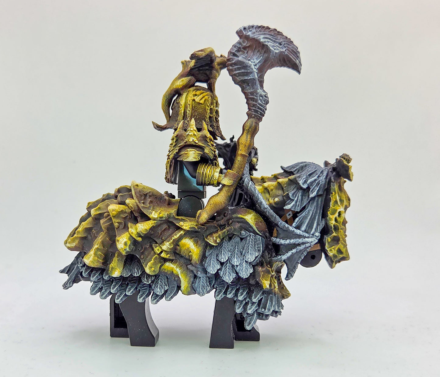 Custom 3D printed and painted tree lord defending a castle!