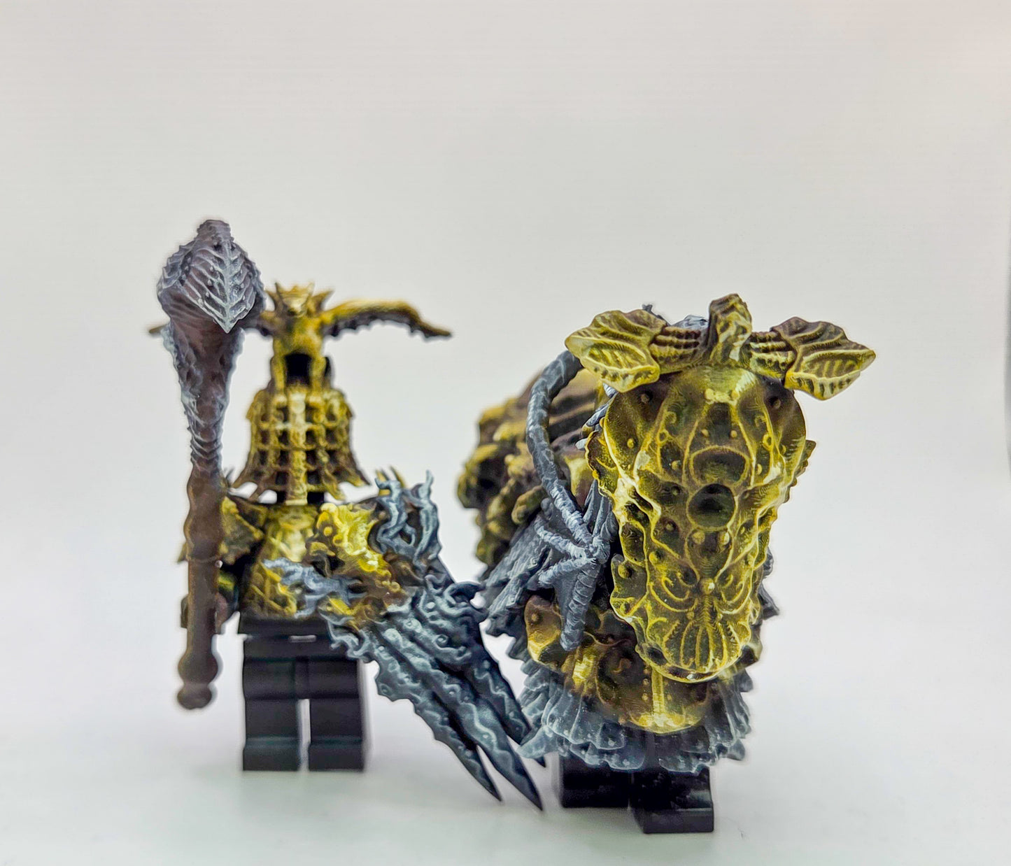 Custom 3D printed and painted tree lord defending a castle!