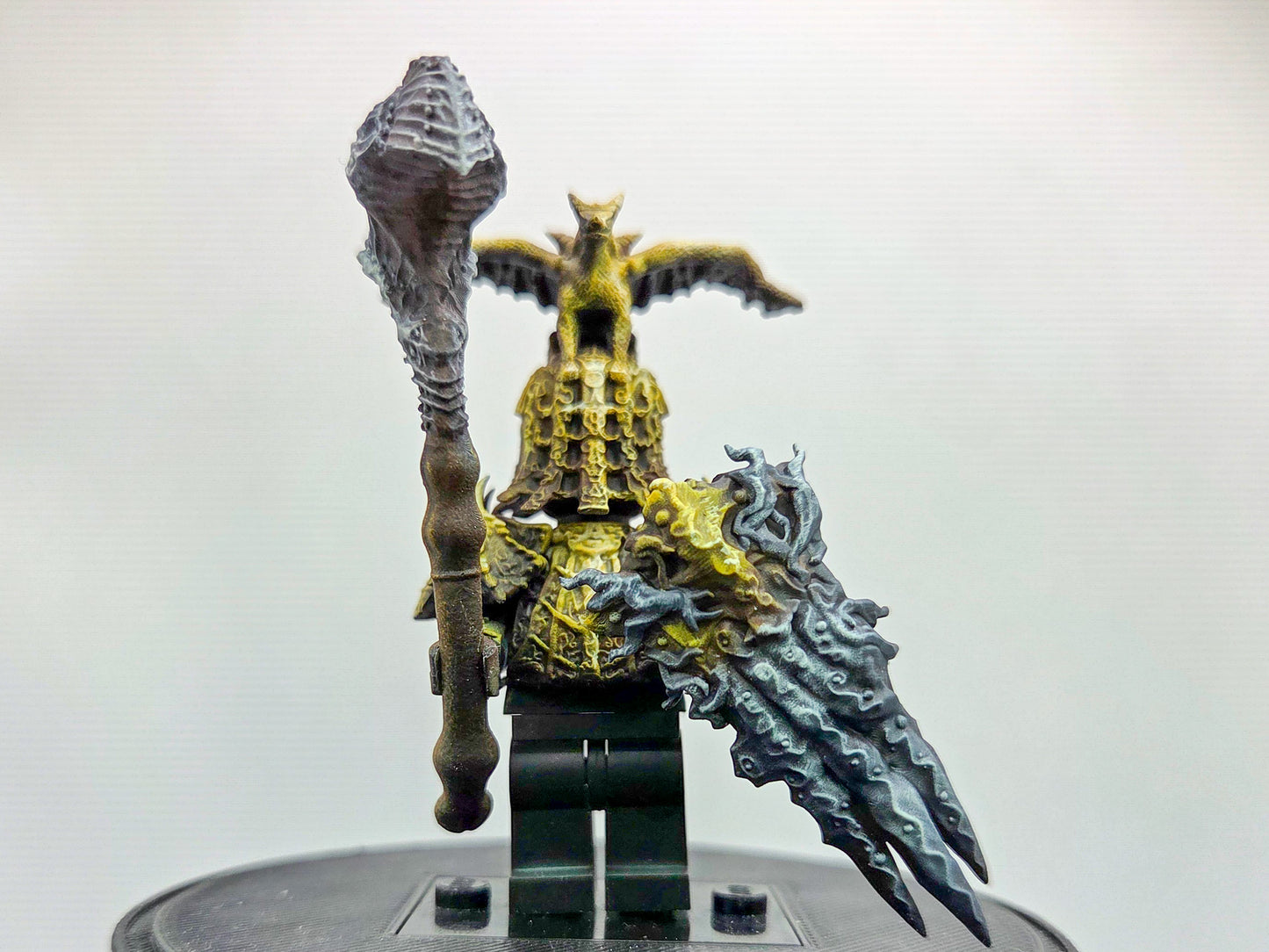 Custom 3D printed and painted tree lord defending a castle!
