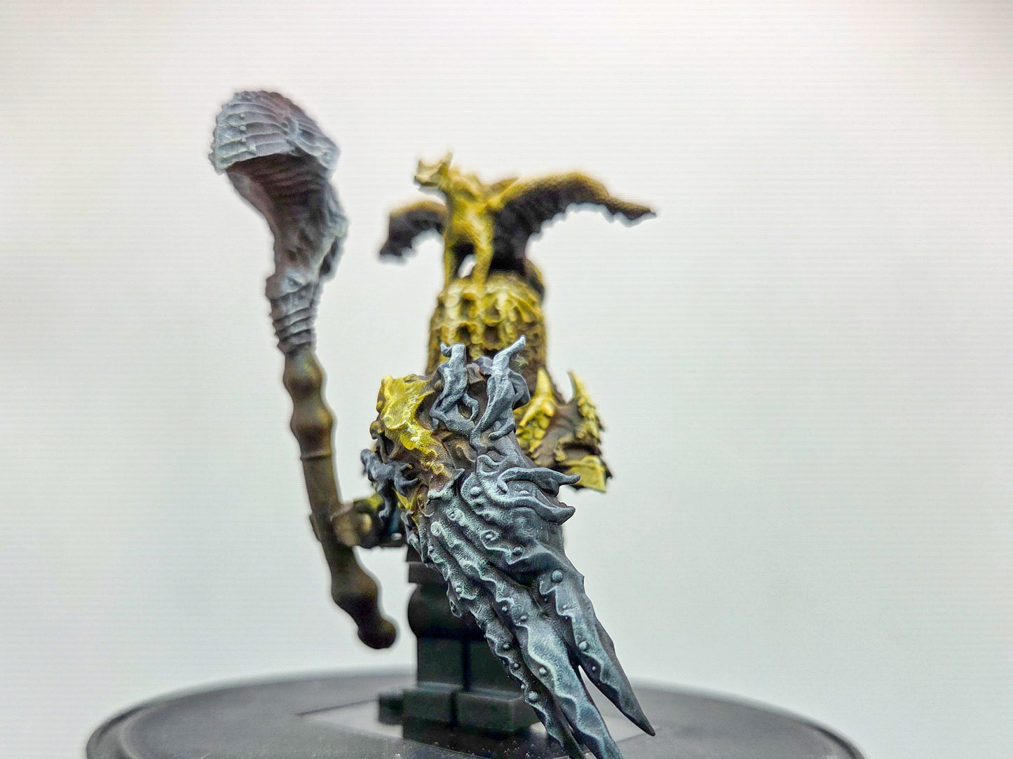 Custom 3D printed and painted tree lord defending a castle!