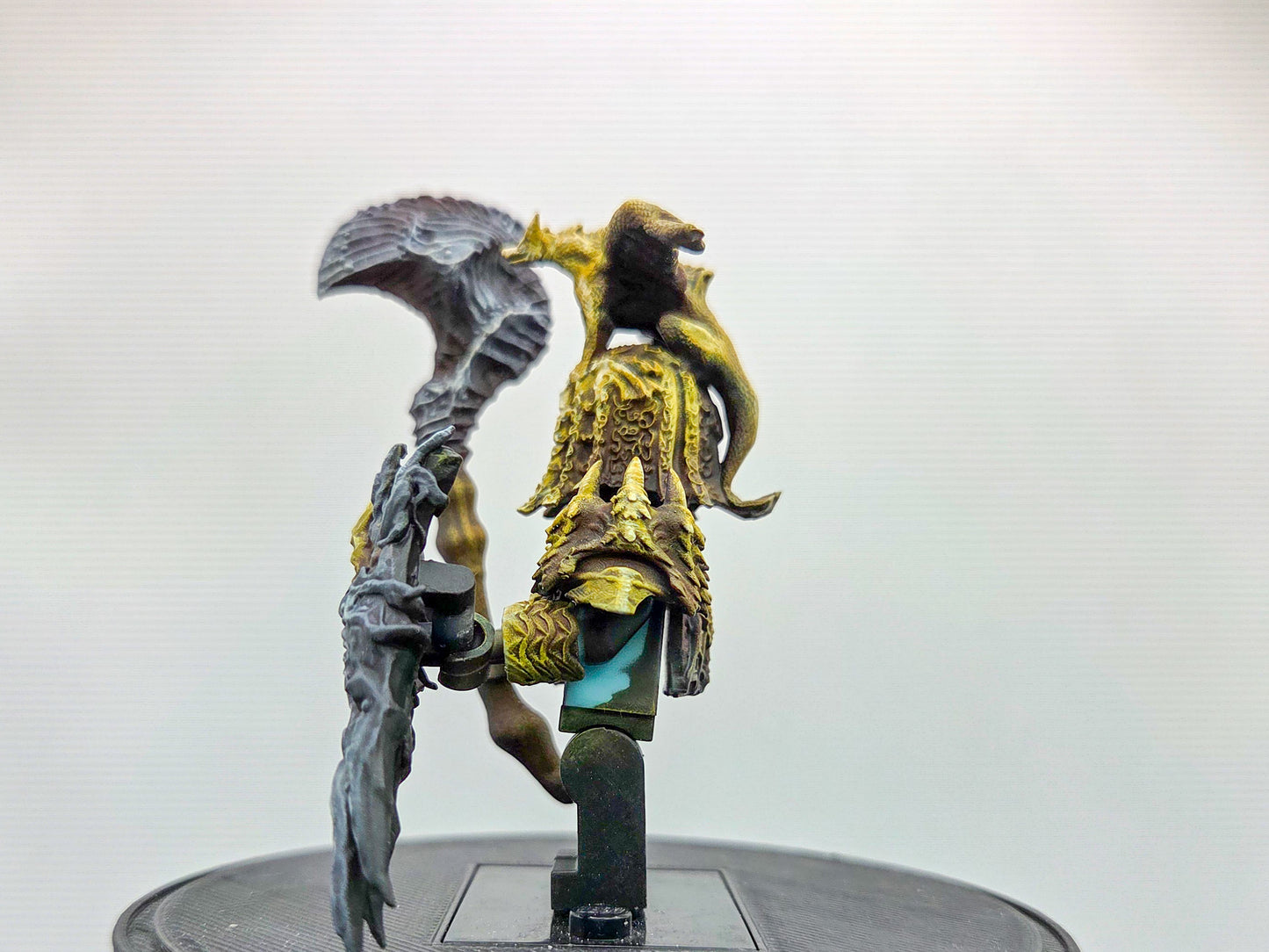 Custom 3D printed and painted tree lord defending a castle!