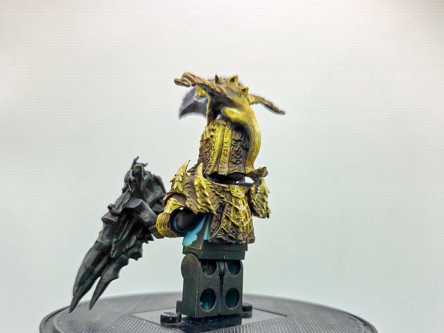 Custom 3D printed and painted tree lord defending a castle!