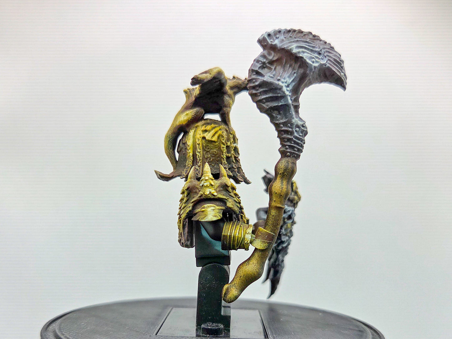 Custom 3D printed and painted tree lord defending a castle!