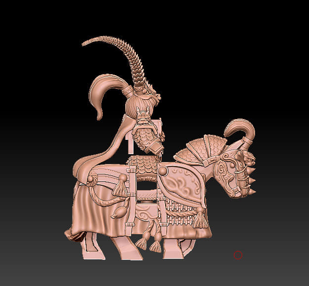 ***Pre order item!**** Chinese warrior on horse!