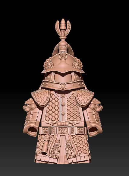 ***Pre order item!**** Heavy armor chinese warrior!