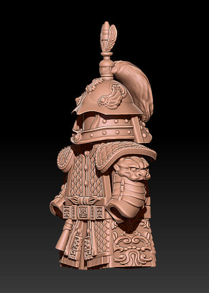 ***Pre order item!**** Heavy armor chinese warrior!