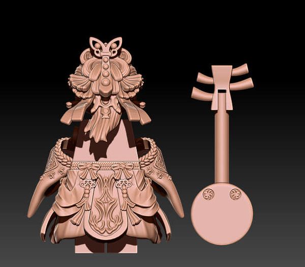 ***Pre order item!**** Chinese female with instrument!