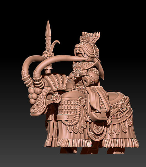 ***Pre order item!**** Chinese warrior on horse with armor!