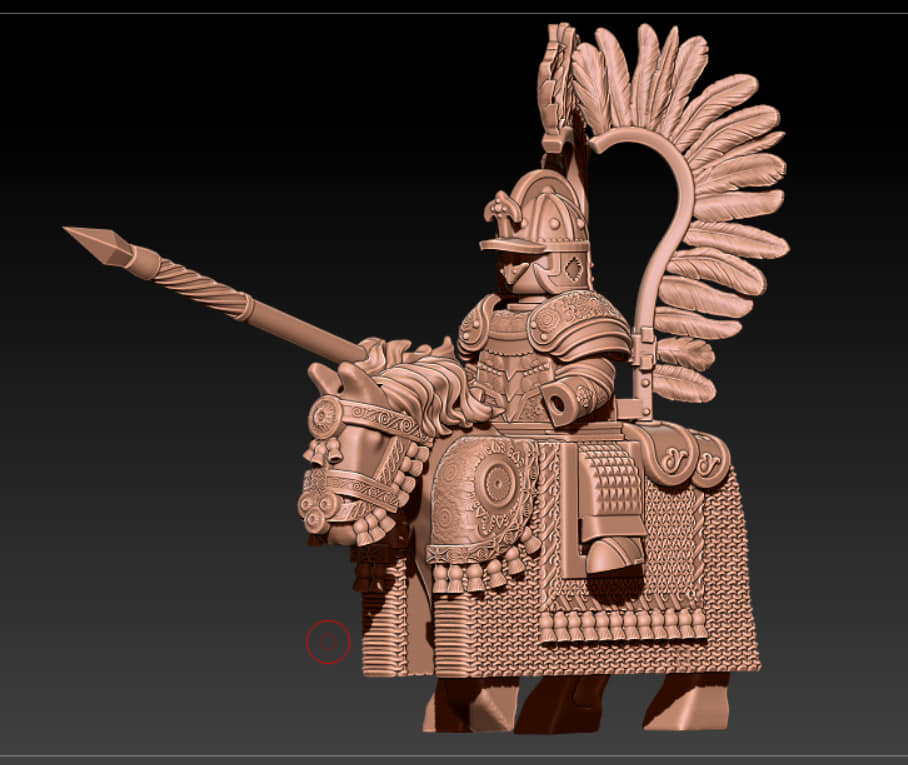 ***Pre order item!**** Chinese warrior on horse 2