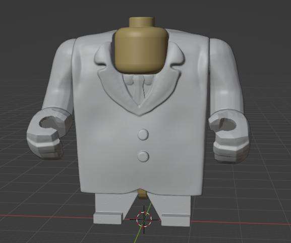 Building toy place holder bigfig of crime boss