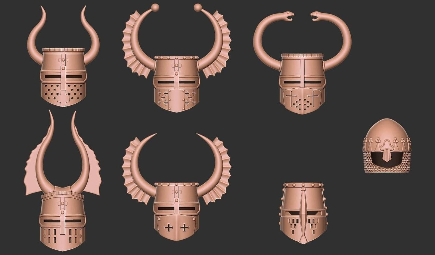 ***Pre order item!**** Knight helmet set!